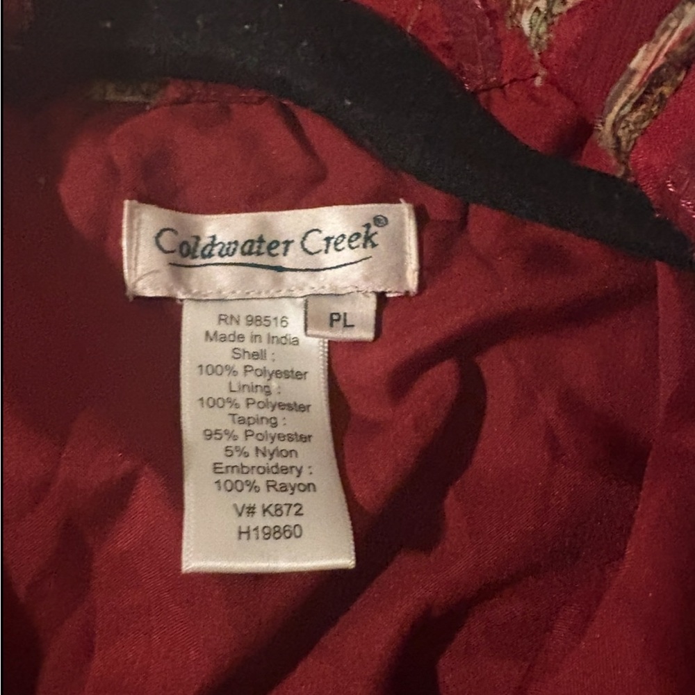 Vintage Patchwork Red Women's Jacket - image 2